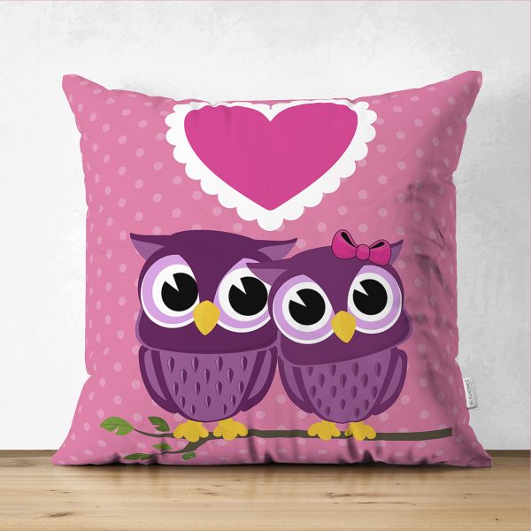 - Suet-K-424 - Realhomes  Siyah Zemin Pembe ve Mavi Güller Özel Tasarım Çift Taraflı Süet Yastık Kırlent Kılıfı Realhomes