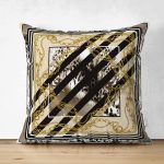 - Suet-K-4255 - Realhomes  Modern Desenli Özel Tasarım Dijital Baskılı Çift Taraflı Süet Yastık Kırlent Kılıfı Realhomes