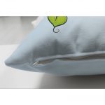 - Suet-K-426-2 - Realhomes  Baykuş Desenli Dijital Baskılı Dekoratif Çift Taraflı Süet Yastık Kırlent Kılıfı Realhomes