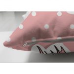 - Suet-K-428-2 - Realhomes  Baykuş Desenli Dijital Baskılı Dekoratif Çift Taraflı Süet Yastık Kırlent Kılıfı Realhomes