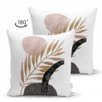 - Suet-K-4300-1 - Realhomes Realhomes Çift Taraflı Bohemian Özel Tasarım Dekoratif Süet Yastık Kırlent Kılıfı Realhomes