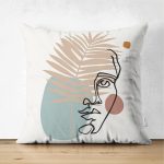 Realhomes Çift Taraflı Boho House Özel Tasarım Dekoratif Süet Yastık Kırlent Kılıfı Realhomes