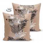 - Suet-K-4303-1 - Realhomes  Realhomes Çift Taraflı Rustic House Dijital Baskılı Süet Yastık Kırlent Kılıfı Realhomes