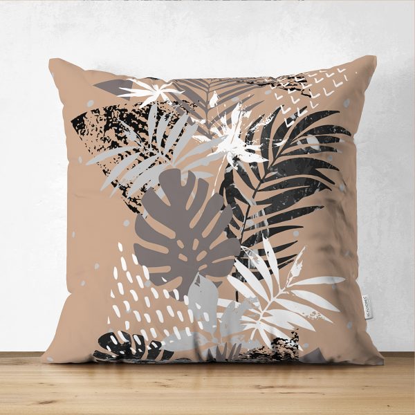 - Suet-K-4303 - Realhomes  Çift Taraflı Gri Zeminde Unicorn Desenli Çocuk Odası Süet Yastık Kırlent Kılıfı Realhomes