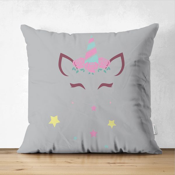 - Suet-K-4305 - Realhomes  Renkli Ekose Desenli Özel Tasarım Çift Taraflı Süet Yastık Kırlent Kılıfı Realhomes