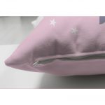 - Suet-K-4327p-2 - Realhomes Çift Taraflı Unicorn Özel Tasarımlı At Motifli Çocuk Odası Süet Yastık Kırlent Kılıfı Realhomes