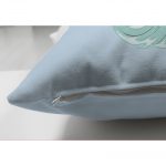 - Suet-K-4331m-2 - Realhomes Çift Taraflı Mavi Zeminde Denizkızı Tasarımlı Dijital Baskılı Çocuk Odası Süet Kırlent Kılıfı Realhomes