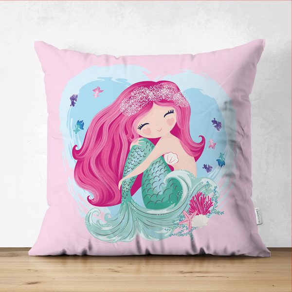 - Suet-K-4331p - Realhomes  Çift Taraflı Beyaz Zeminde Magic Unicorn Tasarımlı Çocuk Odası Süet Yastık Kırlent Kılıfı Realhomes