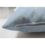 - Suet-K-4345m-2 - Realhomes Çift Taraflı Sevimli Fil Baby Shower Tasarımlı Çocuk Odası Süet Yastık Kırlent Kılıfı Realhomes