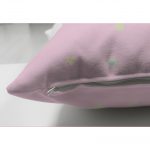 - Suet-K-4345p-2 - Realhomes  Çift Taraflı Sevimli Fil Baby Shower Tasarımlı Çocuk Odası Süet Yastık Kırlent Kılıfı Realhomes