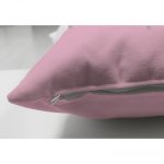 - Suet-K-4349-2 - Realhomes  Çift Taraflı Pembe Zeminde Unicorn At Desenli Çocuk Odası Süet Yastık Kırlent Kılıfı Realhomes