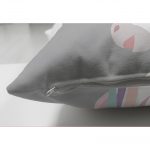 - Suet-K-4356g-2 - Realhomes  Çift Taraflı Baby Shower Unicorn At Tasarımlı Çocuk Odası Süet Yastık Kırlent Kılıfı Realhomes