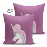 - Suet-K-4357-1 - Realhomes  Realhomes Çift Taraflı Özel Tasarımlı Dijital Baskılı Çocuk Odası Süet Yastık Kırlent Kılıfı Realhomes