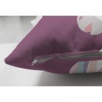 - Suet-K-4357-2 - Realhomes  Realhomes Çift Taraflı Özel Tasarımlı Dijital Baskılı Çocuk Odası Süet Yastık Kırlent Kılıfı Realhomes