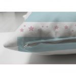 Çift Taraflı Beyaz Zeminde Baby Shower Özel Tasarım Çocuk Odası Süet Yastık Kırlent Kılıfı Realhomes