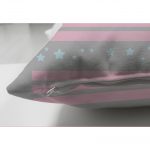 - Suet-K-4358g-2 - Realhomes  Çift Taraflı Gri Zeminde Baby Shower Özel Tasarım Çocuk Odası Süet Yastık Kırlent Kılıfı Realhomes