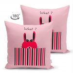 Realhomes Çift Taraflı Özel Tasarımlı Dijital Baskılı Çocuk Odası Süet Yastık Kırlent Kılıfı Realhomes