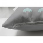 - Suet-K-4399-2 - Realhomes  Çift Taraflı Renkli Şemsiyeler Özel Tasarımlı Bebek Odası Süet Yastık Kırlent Kılıfı Realhomes