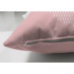 - Suet-K-4404-2 - Realhomes Çift Taraflı Pembe Zeminde Mutlu Ayıcık Desenli Bebek Odası Süet Yastık Kırlent Kılıfı Realhomes