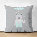 - Suet-K-4409 - Realhomes Realhomes Çift Taraflı Özel Tasarımlı Dijital Baskılı Çocuk Odası Süet Yastık Kırlent Kılıfı Realhomes