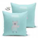 - Suet-K-4410-1 - Realhomes Realhomes Çift Taraflı Özel Tasarımlı Dijital Baskılı Çocuk Odası Süet Yastık Kırlent Kılıfı Realhomes