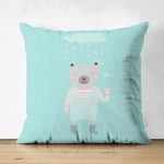 - Suet-K-4410 - Realhomes Realhomes Çift Taraflı Özel Tasarımlı Dijital Baskılı Çocuk Odası Süet Yastık Kırlent Kılıfı Realhomes