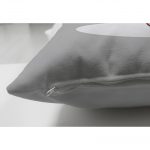 Çift Taraflı Gri Zeminde Sevimli Tilki Desenli Bebek Odası Süet Yastık Kırlent Kılıfı Realhomes