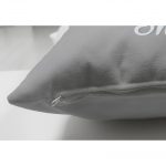 Çift Taraflı Gri Zeminde Helikopter Tasarımlı Bebek Odası Süet Yastık Kırlent Kılıfı Realhomes