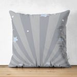 Realhomes Çift Taraflı Özel Tasarımlı Dijital Baskılı Çocuk Odası Süet Yastık Kırlent Kılıfı Realhomes