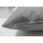 - Suet-K-4449-2 - Realhomes Çift Taraflı Gri Zeminde Balon Tasarımlı Bebek Odası Süet Yastık Kırlent Kılıfı Realhomes