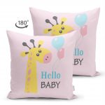 - Suet-K-4454-1 - Realhomes Realhomes Çift Taraflı Özel Tasarımlı Dijital Baskılı Çocuk Odası Süet Yastık Kırlent Kılıfı Realhomes