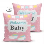 - Suet-K-4477-1 - Realhomes  Realhomes Çift Taraflı Özel Tasarımlı Dijital Baskılı Çocuk Odası Süet Yastık Kırlent Kılıfı Realhomes