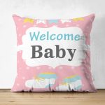 - Suet-K-4477 - Realhomes  Realhomes Çift Taraflı Özel Tasarımlı Dijital Baskılı Çocuk Odası Süet Yastık Kırlent Kılıfı Realhomes