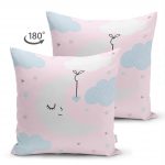 - Suet-K-4489-1 - Realhomes Realhomes Çift Taraflı Özel Tasarımlı Dijital Baskılı Çocuk Odası Süet Yastık Kırlent Kılıfı Realhomes