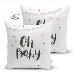 - Suet-K-4495-1 - Realhomes Realhomes Çift Taraflı Özel Tasarımlı Dijital Baskılı Çocuk Odası Süet Yastık Kırlent Kılıfı Realhomes