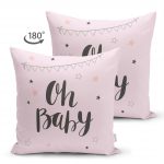 - Suet-K-4496-1 - Realhomes Realhomes Çift Taraflı Özel Tasarımlı Dijital Baskılı Çocuk Odası Süet Yastık Kırlent Kılıfı Realhomes