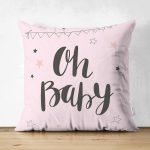 - Suet-K-4496 - Realhomes Realhomes Çift Taraflı Özel Tasarımlı Dijital Baskılı Çocuk Odası Süet Yastık Kırlent Kılıfı Realhomes