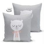 Realhomes Çift Taraflı Özel Tasarımlı Dijital Baskılı Çocuk Odası Süet Yastık Kırlent Kılıfı Realhomes