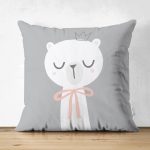 Realhomes Çift Taraflı Özel Tasarımlı Dijital Baskılı Çocuk Odası Süet Yastık Kırlent Kılıfı Realhomes