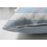 - Suet-K-4510m-2 - Realhomes Çift Taraflı Mavi Beyaz Çizgili Özel Tasarımlı Bebek Odası Süet Yastık Kırlent Kılıfı Realhomes