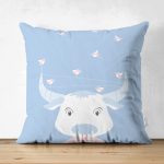 - Suet-K-4516m - Realhomes  Realhomes Çift Taraflı Özel Tasarımlı Dijital Baskılı Çocuk Odası Süet Yastık Kırlent Kılıfı Realhomes