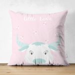 - Suet-K-4518 - Realhomes Realhomes Çift Taraflı Özel Tasarımlı Dijital Baskılı Çocuk Odası Süet Yastık Kırlent Kılıfı Realhomes