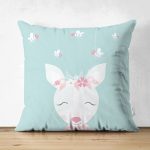 - Suet-K-4520 - Realhomes  Realhomes Çift Taraflı Özel Tasarımlı Dijital Baskılı Çocuk Odası Süet Yastık Kırlent Kılıfı Realhomes