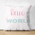 - Suet-K-4523 - Realhomes Realhomes Çift Taraflı Özel Tasarımlı Dijital Baskılı Çocuk Odası Süet Yastık Kırlent Kılıfı Realhomes