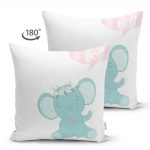 - Suet-K-4524-1 - Realhomes  Realhomes Çift Taraflı Özel Tasarımlı Dijital Baskılı Çocuk Odası Süet Yastık Kırlent Kılıfı Realhomes