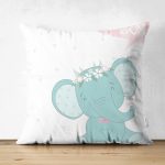 - Suet-K-4524 - Realhomes  Realhomes Çift Taraflı Özel Tasarımlı Dijital Baskılı Çocuk Odası Süet Yastık Kırlent Kılıfı Realhomes