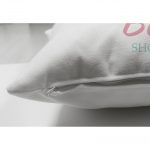 - Suet-K-4535-2 - Realhomes  Çift Taraflı Beyaz Zeminde Aydaki Fil Desenli Bebek Odası Süet Yastık Kırlent Kılıfı Realhomes