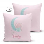 - Suet-K-4537-1 - Realhomes Realhomes Çift Taraflı Özel Tasarımlı Dijital Baskılı Çocuk Odası Süet Yastık Kırlent Kılıfı Realhomes