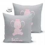 Realhomes Çift Taraflı Özel Tasarımlı Dijital Baskılı Çocuk Odası Süet Yastık Kırlent Kılıfı Realhomes