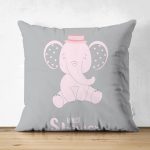 Realhomes Çift Taraflı Özel Tasarımlı Dijital Baskılı Çocuk Odası Süet Yastık Kırlent Kılıfı Realhomes